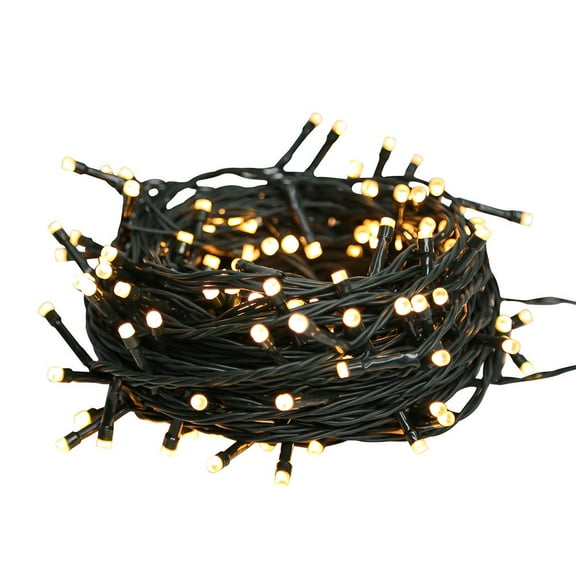 Kurt Adler 600-Light Pure White/Warm White Temperature Changing LED Cluster Garland