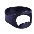 thumbnail image 1 of Sonducket Joyería de anillo Abrebotellas para exteriores Manual Metal Bebida Bebida Tapa Removedor Bartender Restaurante Bar Suministro de apertura Kits de desorden para acampar Negro Sonducket HW2604-03, 1 of 4