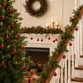 thumbnail image 5 of Cadancy Mini Christmas Ornaments 24PCS Flocked Baubles for Tree Decoration, Small Shatterproof Hanging Decorations Balls with Hooks Xmas Holiday Party Home Decor, 5 of 6