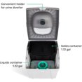 WandaGO Lite composting toilet, compact camping toilet for on the go
