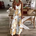thumbnail image 3 of Fun And Playful Duck Design Sleeveless Dress Woman Fashion Long Dresses Women's Summer Suit Dress 2025, 3 of 7