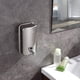 thumbnail image 3 of Wall Mount Manual Pump Soap Dispenser 17 Fl.oz. Stainless Steel Lh-1, 3 of 5