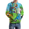 thumbnail image 6 of Adventure Time Unisex Adult Hoodie Casual Hooded Sweatshirt Pullover Novelty 3D Printed Sweater Jacket XL, 6 of 8