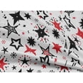 thumbnail image 4 of oneOone Rayon Red Fabric Merry Christmas Dress Material Fabric Print Fabric By The Yard 56 Inch Wide-IFI, 4 of 5