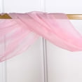 thumbnail image 6 of Efavormart 18Ft Pink Sheer Organza Curtain Panels, Window Scarf Valance Wedding Arch Draping Fabric for Top Table Event Party Home Decor Stair Bow Backdrop Curtain Decoration, 6 of 11