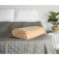 thumbnail image 3 of J&M Tan Fleece Blanket King 108x90, 3 of 3