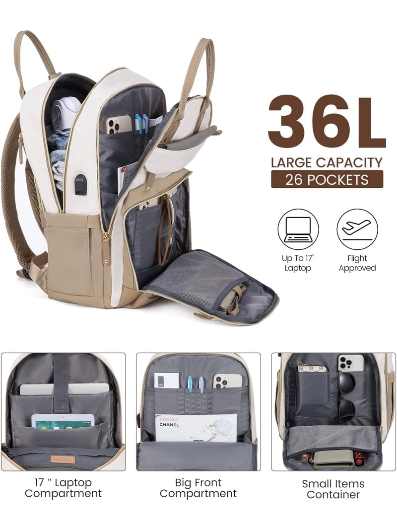 LOVEVOOK Backpack for Women, Fits 15.6 Inch Laptop Bag  display picture 1
