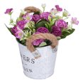 thumbnail image 3 of Planta en maceta con flores artificiales, maceta artificial, arreglo floral, adornos, flores de simulación creadas magistralmente, 3 of 8