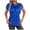 Blue, variant on Women's Casual Blouses Tie Front Short Sleeve Tunic Tops Solid Color Basic Shirts Soft Comfy Summer Clothes (S, White)