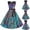 Sky Blue, variant on Women's Casual Tennis Dress Womens 1950s Rockabilly Swing Dress Lace Prom Party Dress Blue M