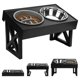 thumbnail image 2 of Dog Bowls Stand 3 Adjustable Height Pet Slow Feeding Dish Bowl Elevated Food Water Feeders Table for Small Medium Large Dogs ShopWise Round, 2 of 7