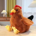 thumbnail image 1 of Lindo muñeco de peluche de gallo grande de dos colores, suave y agradable para la piel, muñeco de máquina de agarre grande, 1 of 5