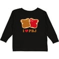thumbnail image 3 of Inktastic I Love PBJ 2 Boys or Girls Long Sleeve Toddler T-Shirt, 3 of 5