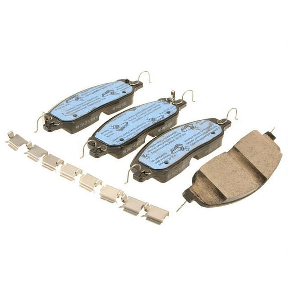 Front Brake Pad Set - Compatible with 2010 - 2014 Ford Mustang 2011 2012 2013