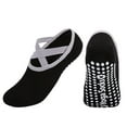 thumbnail image 1 of Yoga Socks For Women Non Slip Grips & Straps Ideal For Ballet Dance Barefoot Workout, 1 of 6