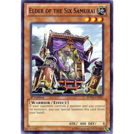 YuGiOh Samurai Warlords Structure Deck Elder of the Six Samurai (Best Class To Play In Warlords Of Draenor)
