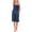 Navy, variant on Girls' Casual and Fashionable Solid Color Short Baby Clothes Girl
