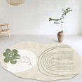 thumbnail image 1 of Rugs for Living Room Irregular Shape Modern Abstract Area Rug Aesthetic Rug for Livingroom Bedroom Diningroom Home Office Floor Carpet Rugs, 1 of 1
