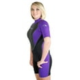 thumbnail image 2 of Storm Women's 2mm Purple Shorty Snorkel/Scuba/Water Sports Wetsuit - Size 20, 2 of 4