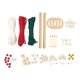 thumbnail image 1 of Macrame Kit for Adult Beginners - DIY Macrame Wall Hanging Kit- Handmade Christmas Tree Hanging Kit -Includes Sticks, Hoop, Macrame Cord, 1 of 9