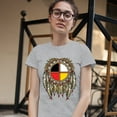thumbnail image 3 of Tee Hunt The Medicine Wheel Dreamcatcher T-Shirt Native American Symbol Women's T-Shirt Tee, Gray, Medium, 3 of 5