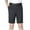Black, variant on AXXD Shorts Men Casual Summer Pure Color Outdoors Pocket Beach Work Trouser Cargo Shorts New Arrival