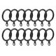 thumbnail image 2 of Anillos de Cortina Uxcell Metal 28mm Diámetro Interior para Varillas de Cortina Negros 14 Paquete, 2 of 5