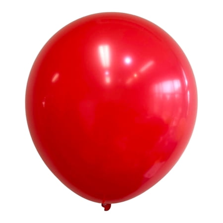 Celebrate It Large Latex Balloon – Solid Color Party Balloons for Bouquets & Event Decor – Ruby Red – 18 – 24 Packs (120 Total)