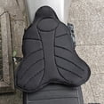 thumbnail image 1 of Moto Motorcycle Seat Cushion Shock Absorption Pressure Black, 1 of 7