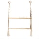thumbnail image 1 of Estante de Pared de Madera para Decoración, Estantes Montados en la Pared para Dormitorio, Plantas, Flores, Columpio de Madera, Cuerda Colgante, Decoración del Hogar, 1 of 7