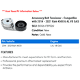 thumbnail image 2 of Accessory Belt Tensioner - Compatible with 2014 - 2021 Ram 4500 6.4L V8 GAS 2015 2016 2017 2018 2019 2020, 2 of 2