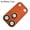 Orange, variant on 1 Pc Camera Lens Protector for iPhone 17 Pro/Pro Max, Tempered Glass Camera Screen Protector