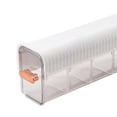 thumbnail image 4 of Organizador de armario para colgar en la pared, contenedor de almacenamiento transparente para dormitorio blanco Ndcxsfigh Libre de BPA, 4 of 5