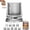 Style B, variant on 360 Spinning Crystal Glass, Rotating Whiskey Tumbler with Smooth Spinning Base, Heavy Crystal Old Fashioned Glass for Bourbon, Scotch, Rum, Cocktails (Style I)