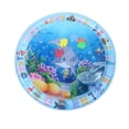 thumbnail image 2 of Water Sensory Playmat Interactive Cat Toys Self Play Mat with Sea Animal Patterns Inflatable Water-Filled Cool Summer Pet Toy for Pools Beaches, 2 of 8