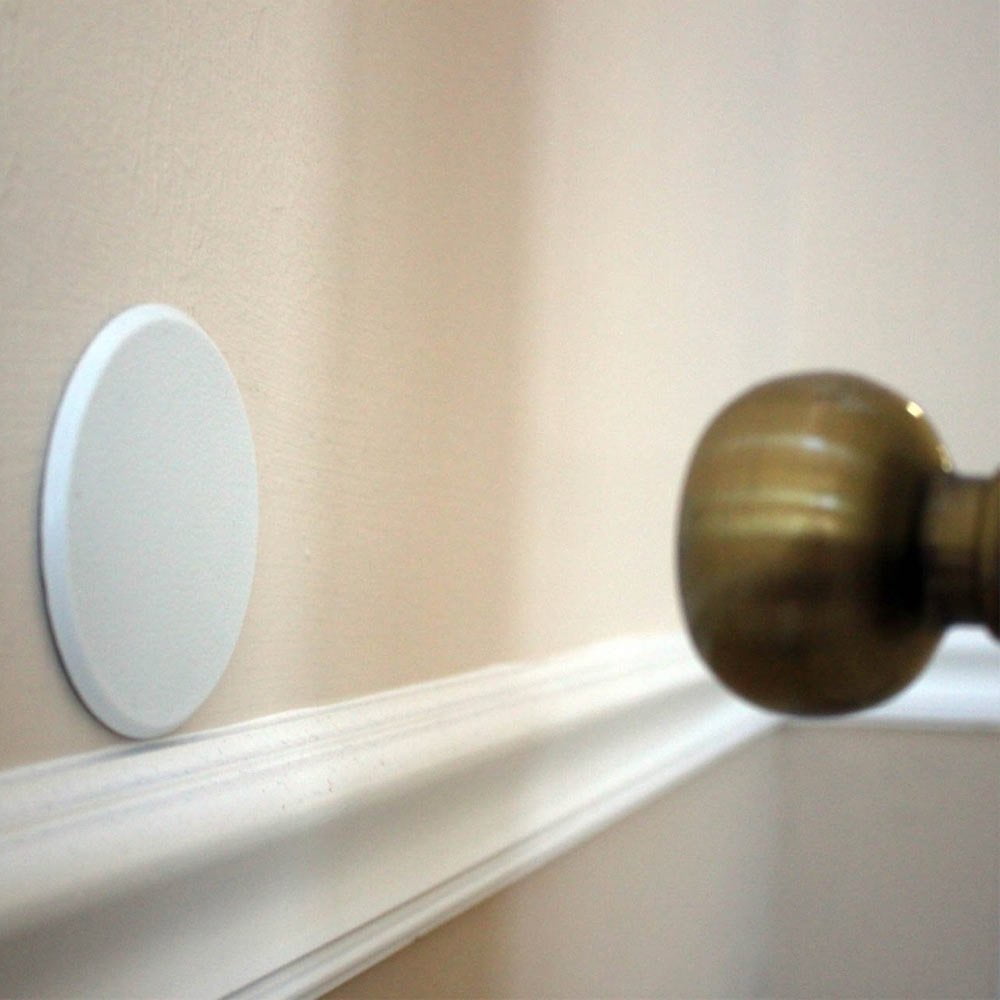 Wall Protector Knob Handle Guard, Round Door Stop For Wall