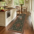 thumbnail image 2 of Runner Rugs for Hallway, 2x8 Washable Soft Non Slip Floor Rugs for Kitchen, Modern Mat for Living Room Bedroom Entryway Red & Green, 2 of 7