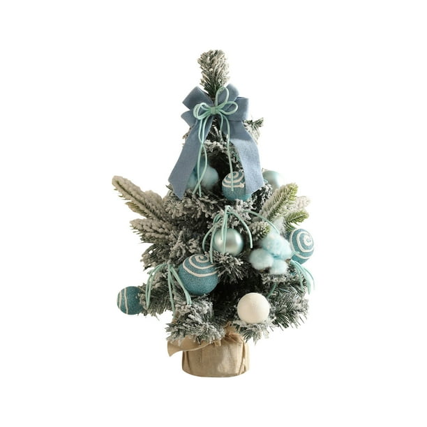 Decoración De Árbol De Navidad Decoración De Escritorio Para El Hogar Simulación De Árbol De Navidad Mini Árbol De Navidad Decoración De Escritorio Altura 15,75 Pulgadas