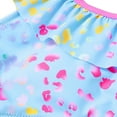 thumbnail image 5 of BESLY Little Girl's Ruffle Bikini Swimsuit High Waist Beach Bathing Suit Quick Dry Sport Swimwear, 5 of 5