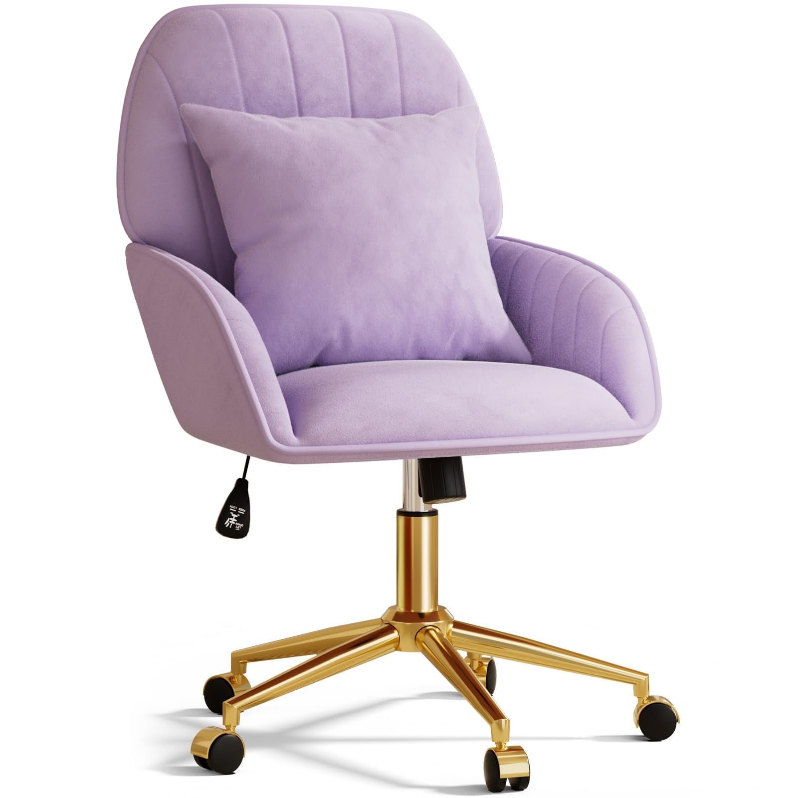 lavender velvet home office desk product