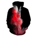 thumbnail image 1 of Nueva sudadera con cremallera y estampado 3D de humo colorido para hombres, mujeres y niños, ropa de calle, sudadera de manga larga, chaqueta de moda genial, 1 of 6