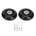 thumbnail image 2 of 1 Pair Luggage Wheels Replacement, 360 Swivel Suitcase Repair Wheels Bearing Caster Rollers For Trolley Inline Outdoor Skate, 2 of 8