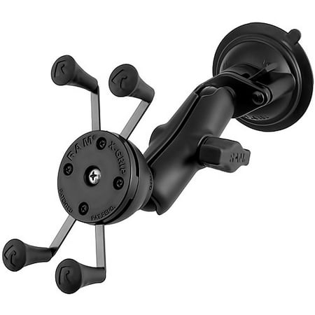 Ram Twist Lock Suction Cup Mount With Universal X Grip Cell Phone Ram Twist Lock Suction Cup Mount With Universal X Grip Cell Phone Holder