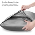 thumbnail image 4 of QCQHDU Silk Pillowcase for Hair and Skin, Mulberry Silk Pillow Cases Standard Size Set of 2 Pack, Super Soft Pillow Case with Envelope Closure Gifts for Women Men (20'' x26'',Light Gray), 4 of 6