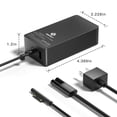 thumbnail image 2 of Charger E EGOWAY - Fuente de alimentación AC para Surface Book 3 (127 W, 15 V, 8 A), 2 of 8