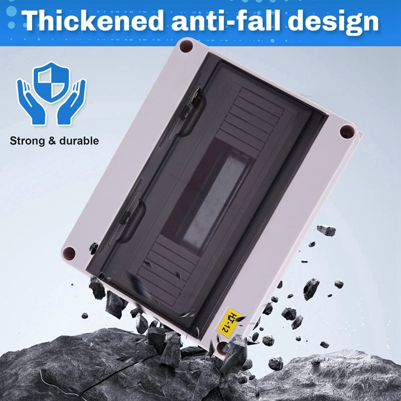 HT Series Junction Box 12WAY PC IP65 Waterproof Distribution Box Outdoor Plastic Electrical HT-12Way for Circuit Breaker