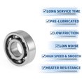 thumbnail image 5 of Unique Bargains 6203C3 Deep Groove Ball Bearings 17x40x12mm 1 Pc Lubricated Bearings Scooter Skateboard Wheel, 5 of 6