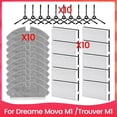 thumbnail image 1 of 30PCS Side Brush Mop Cloth and Filter Kit for M1 Trouver M1 Vacuum Cleaner Accessories Replacement, 1 of 5