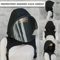 thumbnail image 2 of Face Cover Adjustable Belts Detachable Zipper Hood Shield Covering for Outdoor, Anti-Saliva/Anti-Droplet/Anti-Wind and Dust, 2 of 8