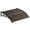 Brown, variant on Senfot 40x40 Inch Outdoor Door Awning Canopy UV Rain Snow Sunlight Protection Brown